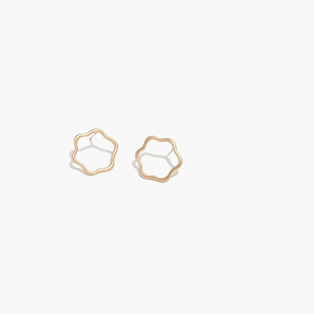 Madewell Wavy Circle Earrings - Picture 1 of 2